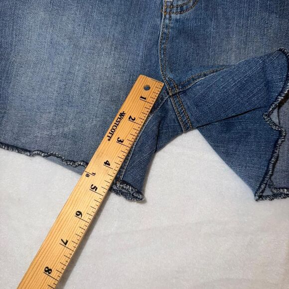 Tinseltown Women's Blue Short Overalls - Picture 6 of 8